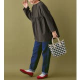 レースを添えた裾フレアーブラウス | Viola e Viola | 詳細画像4 