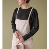 ブラック | あったか綿１００％チュニックＴシャツ | Viola e Viola