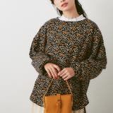 ブラック系 | おさんぽ猫プリントブラウス | Viola e Viola