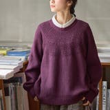 グレープ | 機能付求心編みニット | Viola e Viola