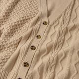 ケーブル柄フレアカーディガン | Viola e Viola | 詳細画像1 