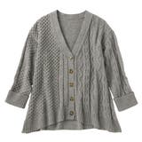 ケーブル柄フレアカーディガン | Viola e Viola | 詳細画像13 