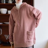 ピンク | ニット風カットソーパーカーチュニック | Viola e Viola