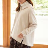 エクリュ | 裏ファーⅤネックゆるシルエットパーカー | Viola e Viola