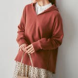 テラコッタ | 裏ファーⅤネックゆるシルエットパーカー | Viola e Viola