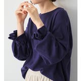グレイパープル | 裏ファー袖タックプルオーバー | Viola e Viola