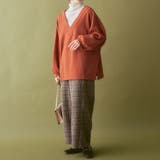 裏起毛深Ｖネックデザインチュニック | Viola e Viola | 詳細画像6 