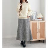 衿元パール調配色ミラノリブニット | alotta | 詳細画像11