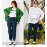 綿ストレッチゆとりシルエットレギンスパンツ | Viola e Viola | 詳細画像12 