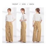 綿ストレッチワイドパンツ | Viola e Viola | 詳細画像2 