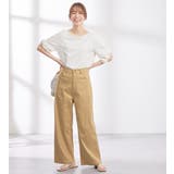 綿ストレッチワイドパンツ | Viola e Viola | 詳細画像9 