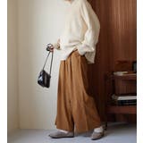 裏地あったかふんわり裏起毛ワイドパンツ | Viola e Viola | 詳細画像18 