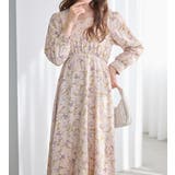 ふんわり裏起毛花柄ワンピース | alotta | 詳細画像11 