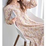 ふんわり裏起毛花柄ワンピース | alotta | 詳細画像13 