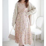 ふんわり裏起毛花柄ワンピース | alotta | 詳細画像15 