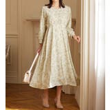 ふんわり裏起毛花柄ワンピース | alotta | 詳細画像23 