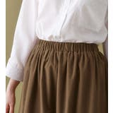 綿起毛素材ななめティアードスカート | Viola e Viola | 詳細画像2 