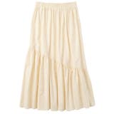 綿起毛素材ななめティアードスカート | Viola e Viola | 詳細画像9 