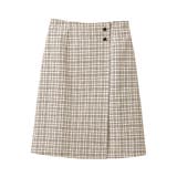 ラメツイードラップ風ミニスカート     | alotta | 詳細画像10 