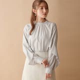 フリル袖プチハイネックブラウス      | alotta | 詳細画像14 