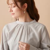 フリル袖プチハイネックブラウス      | alotta | 詳細画像6 