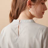 フリル袖プチハイネックブラウス      | alotta | 詳細画像7 