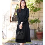 ネックパール調タックフレアーワンピース  | alotta | 詳細画像19 