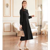 ネックパール調タックフレアーワンピース  | alotta | 詳細画像21 