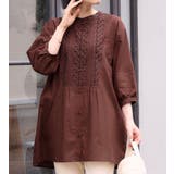 刺しゅうデザインシャツチュニック | Viola e Viola | 詳細画像23