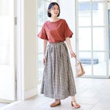 さらひやコットン袖異素材ゆるトップスTシャツ | Viola e Viola | 詳細画像14