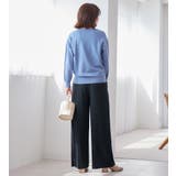 楽ちんきれいセミワイドパンツ | Viola e Viola | 詳細画像16 