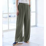 楽ちんきれいセミワイドパンツ | Viola e Viola | 詳細画像21 