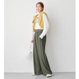 楽ちんきれいセミワイドパンツ | Viola e Viola | 詳細画像23 