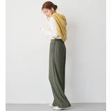 楽ちんきれいセミワイドパンツ | Viola e Viola | 詳細画像24 