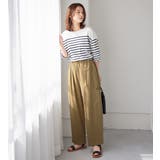 綿１００％サイドポケットワイドパンツ | Viola e Viola | 詳細画像7 