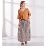 綿１００％Ⅴネックブラウス | Viola e Viola | 詳細画像9 