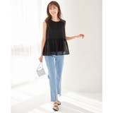 インナー付ノースリーブペプラムブラウス | alotta | 詳細画像11 