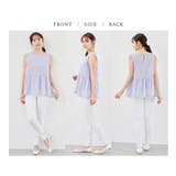 インナー付ノースリーブペプラムブラウス | alotta | 詳細画像6 