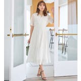 オフホワイト | インナー付カシュクールワンピース | alotta