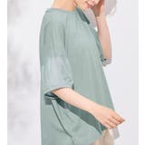 ライトブルー | 【５つの機能付】ボリューム袖シフォン切替 | Viola e Viola