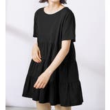 ブラック | 【5つの機能付】ティアードチュニック | Viola e Viola