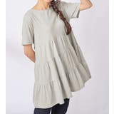 ライトグレー | 【5つの機能付】ティアードチュニック | Viola e Viola