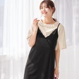 さらひやコットンパール調デザインＴシャツ | alotta | 詳細画像13 