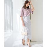 さらひやコットンパール調デザインＴシャツ | alotta | 詳細画像8 