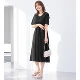 タック袖Ａラインワンピース | alotta | 詳細画像9 