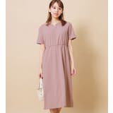 カットジョーゼットドロスト使いワンピース | alotta | 詳細画像1 