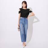 オープンショルダーテレコリブトップス | alotta | 詳細画像8