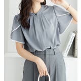 チューリップ袖パイピングブラウス | alotta | 詳細画像21