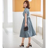 ベルト付オープンカラーフレアーワンピース | alotta | 詳細画像10 