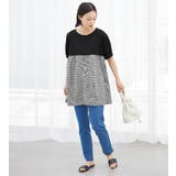 サッカーギンガム切替チュニック | Viola e Viola | 詳細画像9